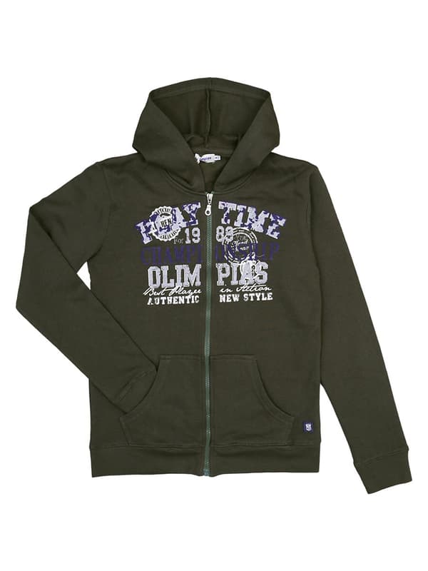 Børne træningssæt sweatshirt + khaki bukser Olimpias