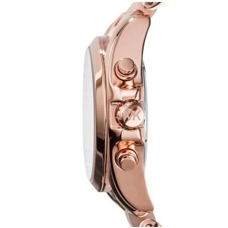 Bradshaw Chronograf Roséguld numrering toner av rosa Damklocka MK6066