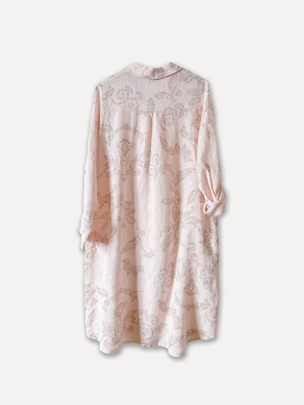 Tunika Linen dress printed - Reunion Home