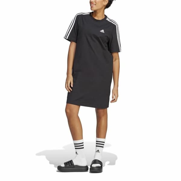 Kjole Adidas 3S Boyfriend Single Sort - S