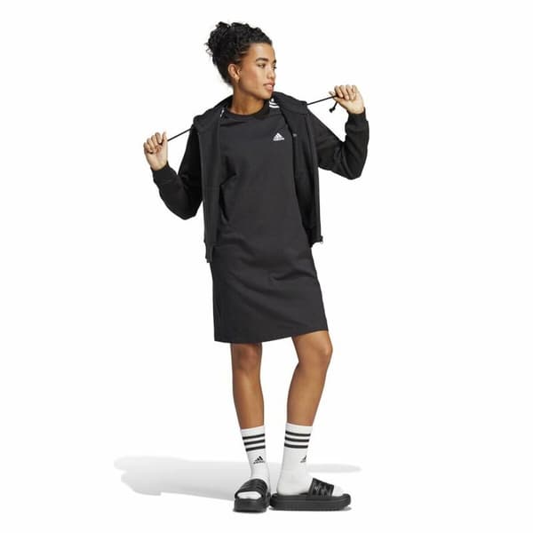 Kjole Adidas 3S Boyfriend Single Sort - S