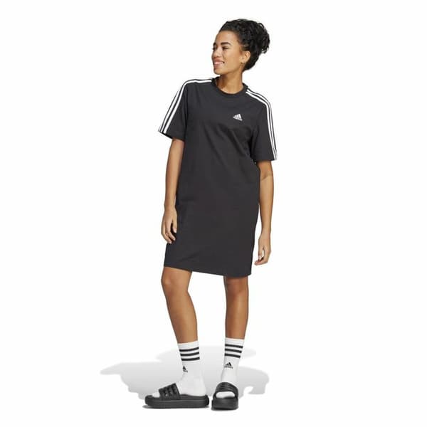 Kjole Adidas 3S Boyfriend Single Sort - S