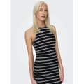 Miniatyrbillede 5 af 7: Kjole Only Onlbelfast Stripe Sort - S