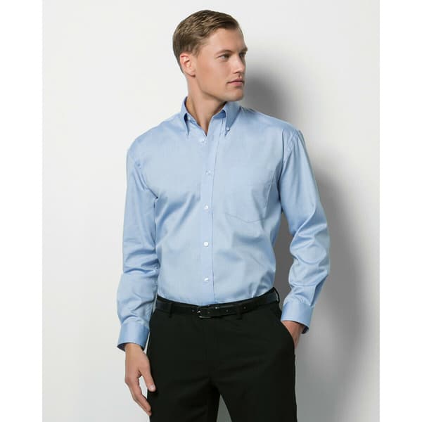 Kustom Kit Mens Long Sleeve Corporate Oxford Shirt