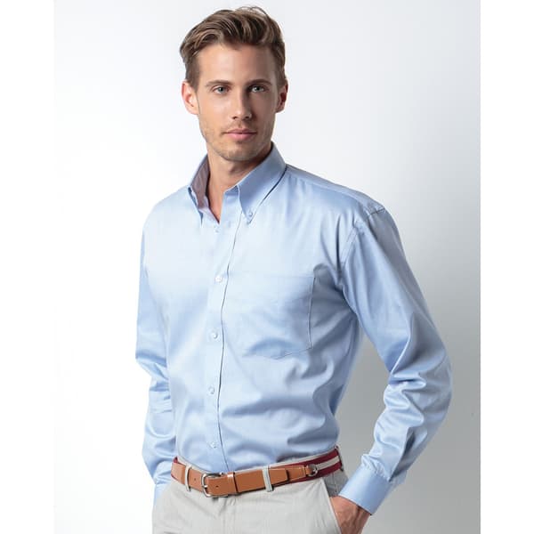 Kustom Kit Mens Long Sleeve Corporate Oxford Shirt