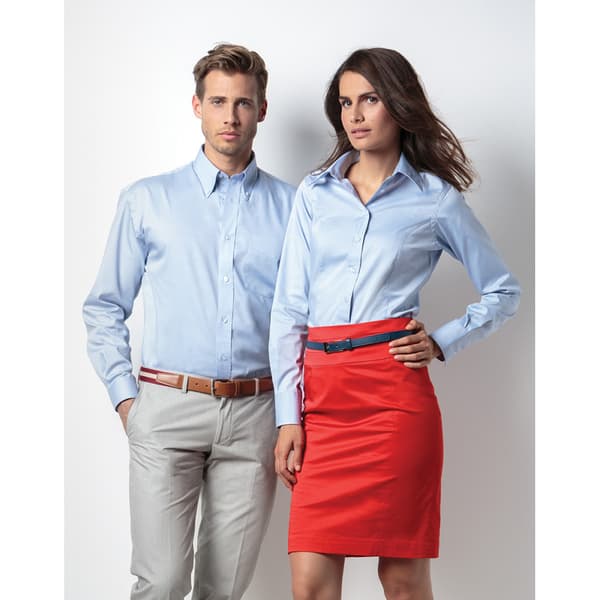 Kustom Kit Mens Long Sleeve Corporate Oxford Shirt
