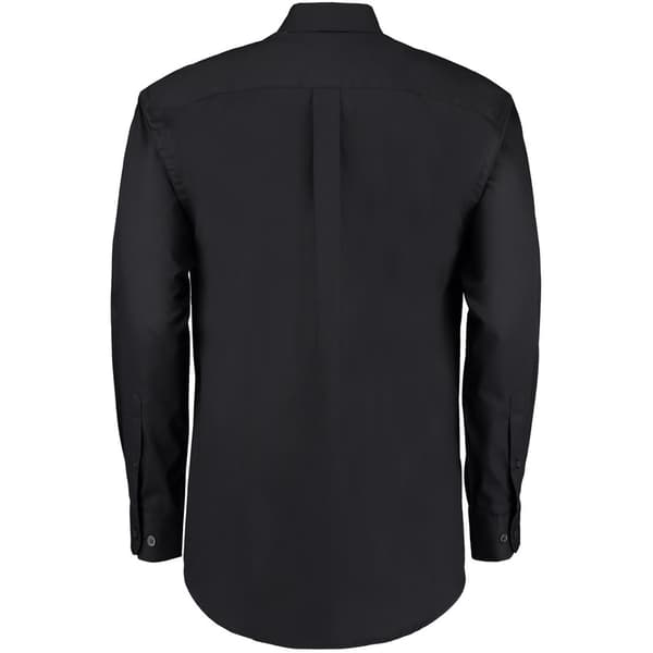 Kustom Kit Långärmad Oxford-skjorta med lång ärm för män