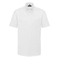 Miniatyrbilde 1 av 3: Russell Collection Mens Short Sleeve Easy Care Oxford Shirt