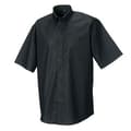 Miniatyrbilde 3 av 5: Russell Collection Mens Short Sleeve Easy Care Oxford Shirt