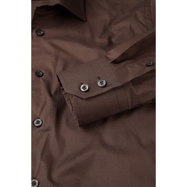 Russell Collection Mens Long Sleeve Easy Care Fitted Shirt