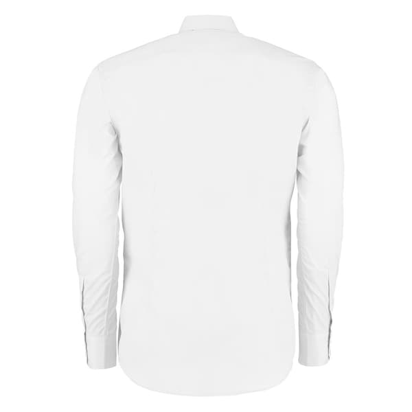 Kustom Kit Mens Slim Fit Long Sleeve Business / Work Shirt