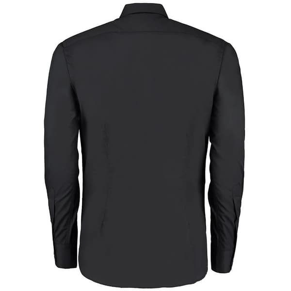Kustom Kit Slim Fit langærmet business/arbejdsskjorte til mænd