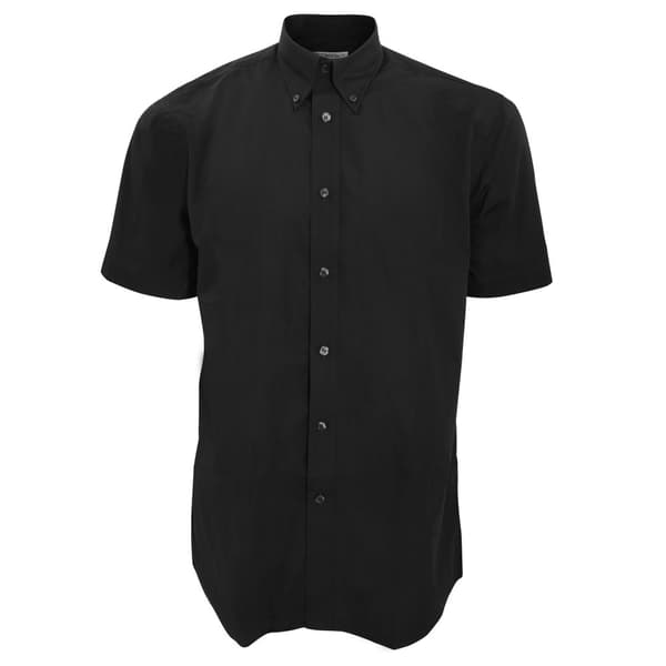 Kustom Kit Kortærmet skjorte med kort ærme til mænd / skjorte med arbejdstøj til mænd