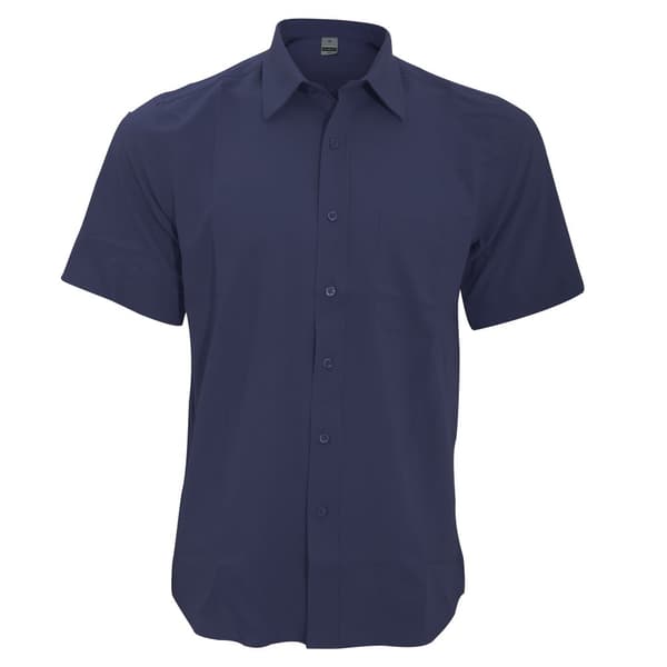 Henbury Mens Wicking Short Sleeve Work Shirt