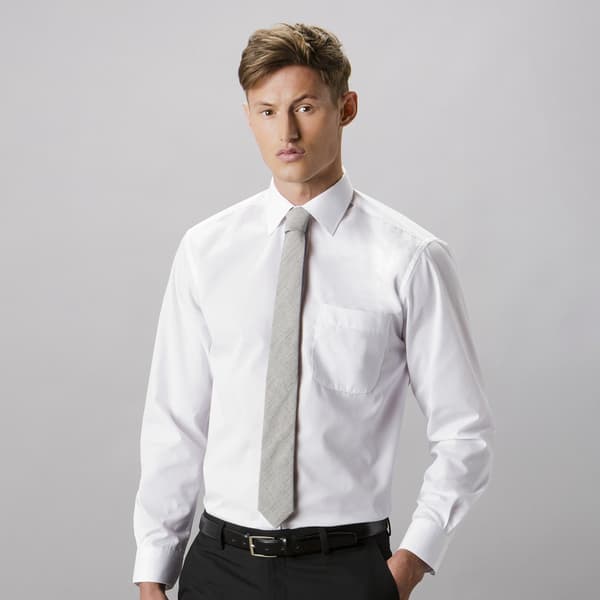 Kustom Kit Mens Long Sleeve Business Shirt