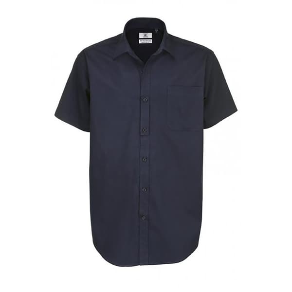B&C Herre Sharp Twill kortærmet skjorte / Skjorter til mænd