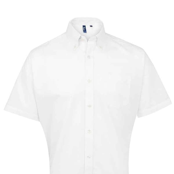 Premier Mens Signature Oxford Short Sleeve Work Shirt