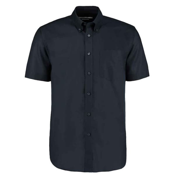 Kustom Kit Kortärmad Oxford-skjorta med kort ärm för män på arbetsplatsen