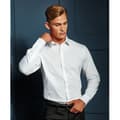 Miniatyrbild 5 av 5: Premier Mens Stretch Fit Poplin långärmad skjorta