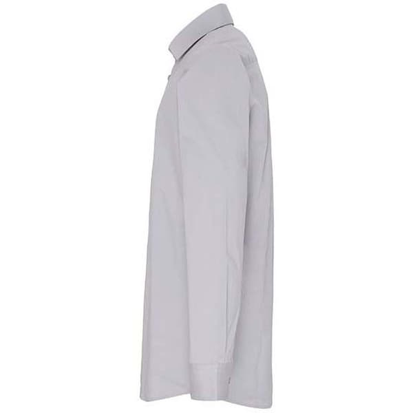 Premier Mens Stretch Fit Poplin långärmad skjorta
