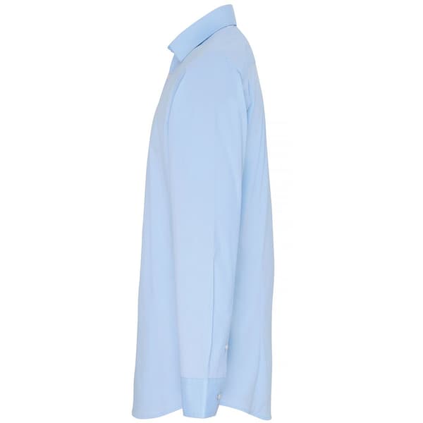 Premier Mens Stretch Fit Poplin långärmad skjorta