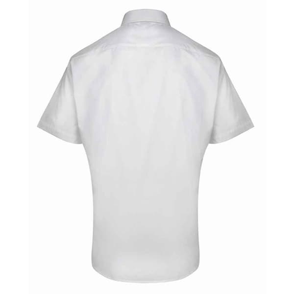 Premier Mens Supreme Heavy Poplin Short Sleeve Work Shirt