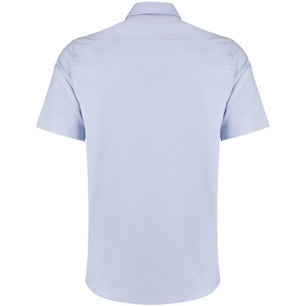 Kustom Kit Kortärmad skjorta för män med skräddarsydd passform Premium Oxford Shirt