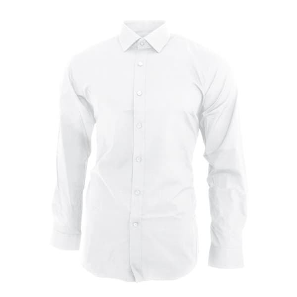 Brook Taverner Mens Pisa Long Sleeve Slim Fit Shirt