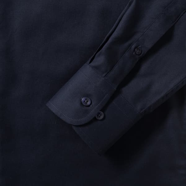 Russell Collection Mens Long Sleeve Easy Care Tailored Oxford Shirt med lång ärm och lätt skötsel