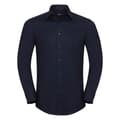 Miniatyrbild 1 av 5: Russell Collection Mens Long Sleeve Easy Care Tailored Oxford Shirt med lång ärm och lätt skötsel