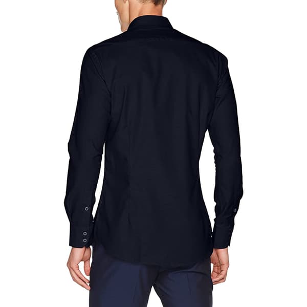 Kustom Kit Mens Slim Fit Long Sleeved Oxford Work Shirt