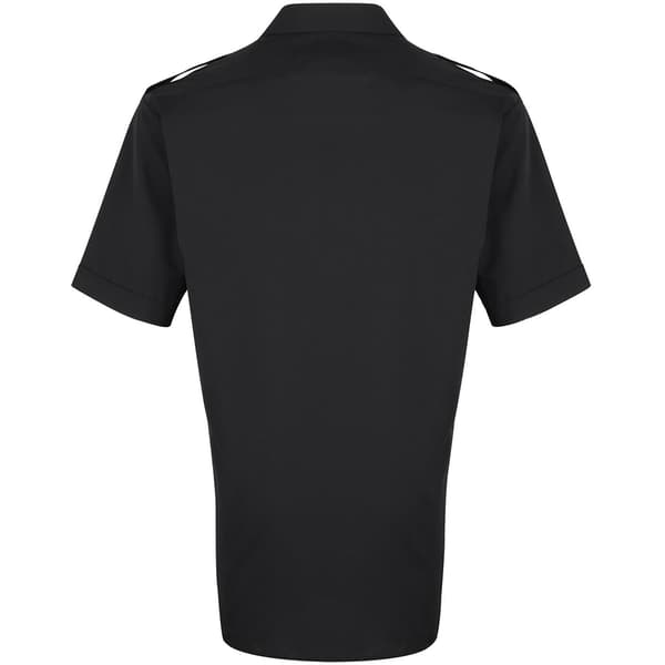 Premier Mens Short Sleeve Pilot Plain Work Shirt
