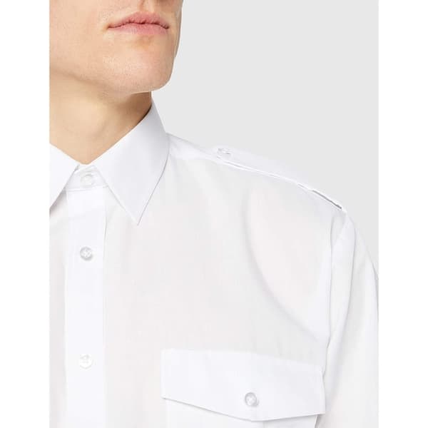 Premier Mens Short Sleeve Pilot Plain Work Shirt