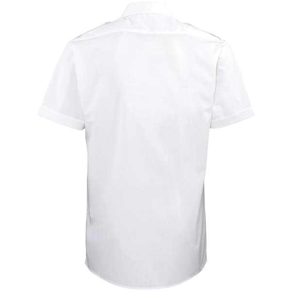 Premier Mens Short Sleeve Pilot Plain Work Shirt
