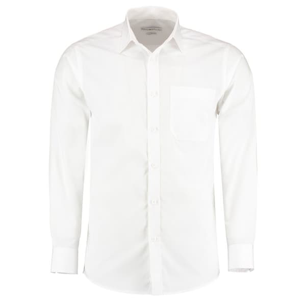 Kustom Kit Mens Long Sleeve Poplin Shirt