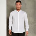 Miniatyrbilde 3 av 3: Kustom Kit Mens Mandarin Collar Fitted Long Sleeve Corporate Shirt