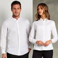 Miniatyrbilde 2 av 3: Kustom Kit Mens Mandarin Collar Fitted Long Sleeve Corporate Shirt