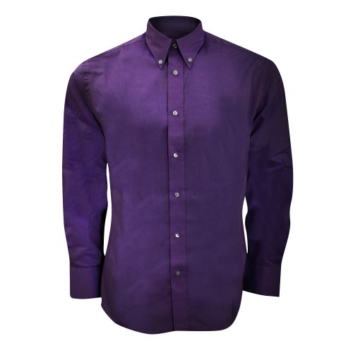 Bild av Kustom Kit Långärmad skräddarsydd Fit Premium Oxford-skjorta för män