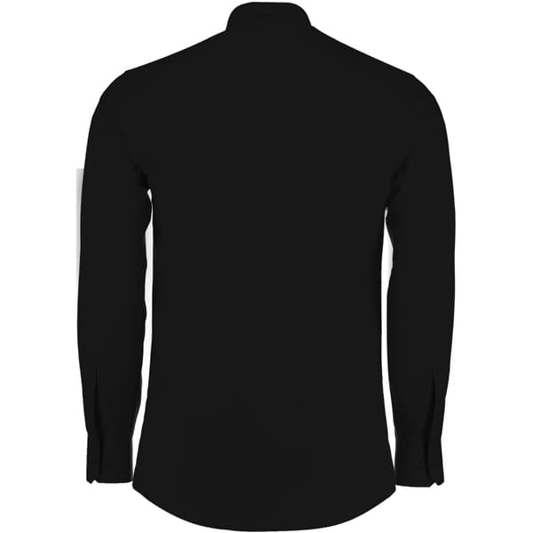 Kustom Kit Mens Long Sleeve Tailored Poplin Shirt