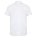 Miniatyrbilde 1 av 3: Henbury Mens Modern Short Sleeve Oxford Shirt
