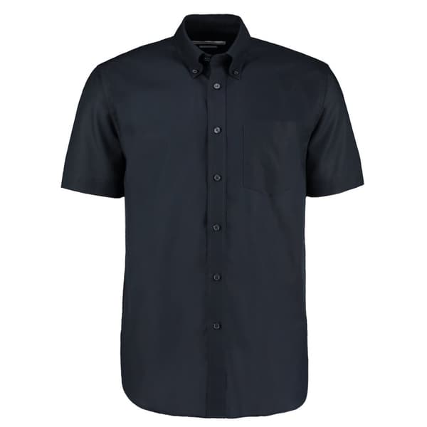 Kustom Kit Kortärmad Oxford-skjorta för män i Workwear