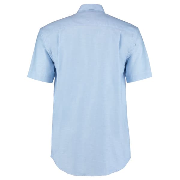 Kustom Kit Kortärmad Oxford-skjorta för män i Workwear