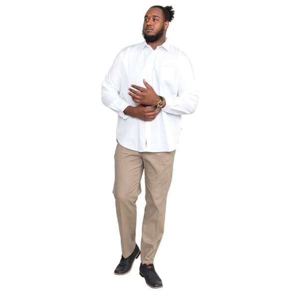 Duke Mens D555 Aiden Easy-Iron Kingsize skjorta