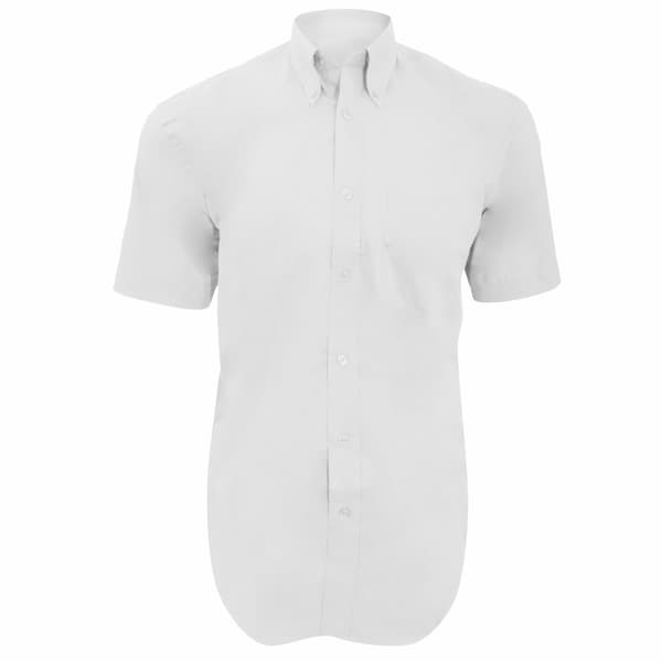 Kustom Kit Kortärmad Oxford-skjorta med kort ärm för män