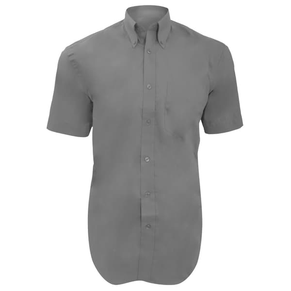 Kustom Kit Kortärmad Oxford-skjorta med kort ärm för män