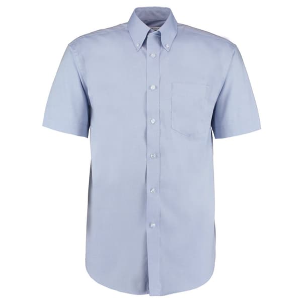 Kustom Kit Kortärmad Oxford-skjorta med kort ärm för män