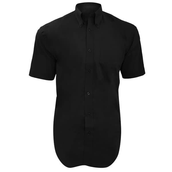 Kustom Kit Kortärmad Oxford-skjorta med kort ärm för män