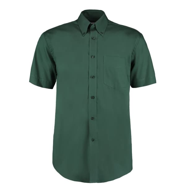 Kustom Kit Kortärmad Oxford-skjorta med kort ärm för män
