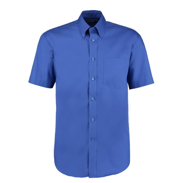 Kustom Kit Kortärmad Oxford-skjorta med kort ärm för män