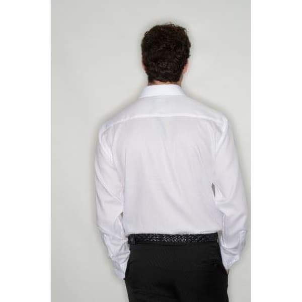 Russell Collection Langærmet Ultimate Non-Iron skjorte til mænd